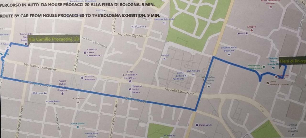 House Procaccini, 20 Lägenhet Bologna Exteriör bild